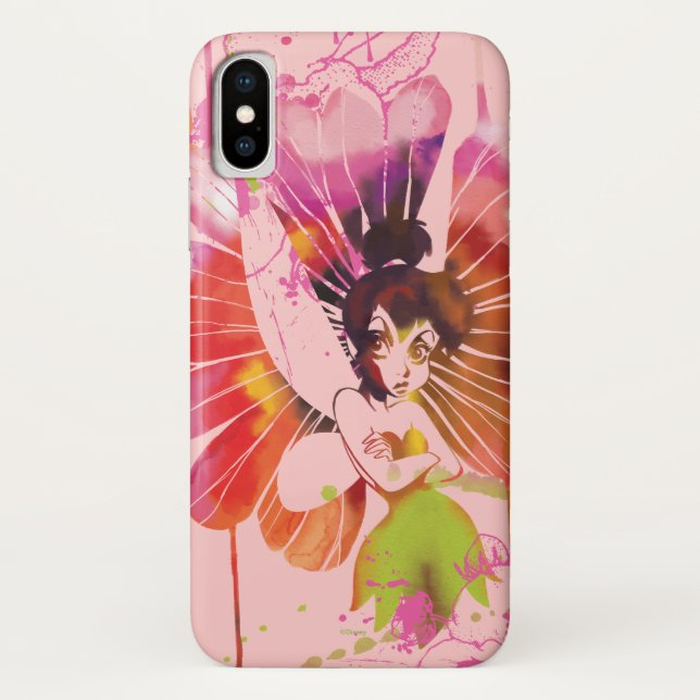 Tinker Bell - Watercolor Flowers Case-Mate iPhone Case (Back)