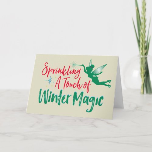 Tinker Bell  Winter Magic Holiday Card
