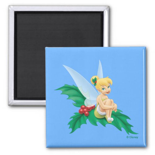 Tinkerbell  Christmas Holly Magnet