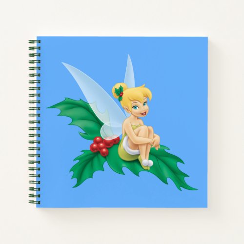 Tinkerbell  Christmas Holly Notebook