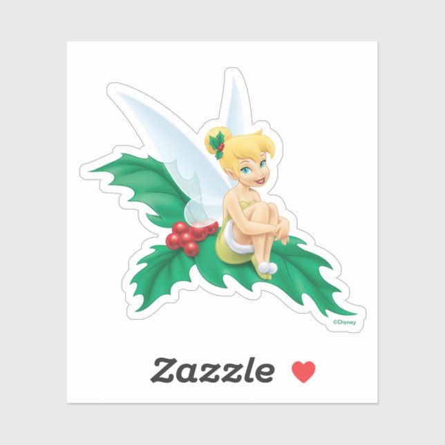 Tinkerbell | Christmas Holly Sticker (Sheet)