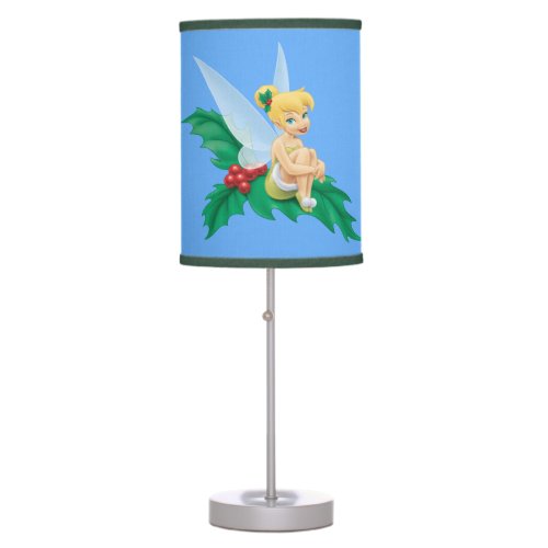 Tinkerbell  Christmas Holly Table Lamp