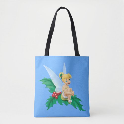 Tinkerbell  Christmas Holly Tote Bag
