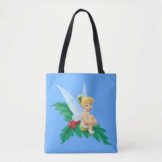 Tinkerbell | Christmas Holly Tote Bag (Front)