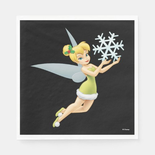 Tinkerbell  Christmas Snowflake Napkins