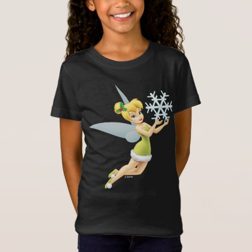 Tinkerbell  Christmas Snowflake T_Shirt