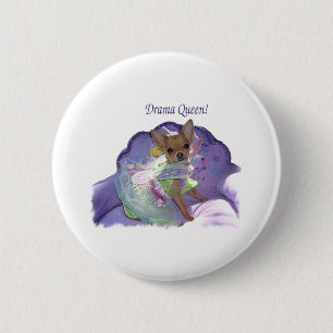 Tinkerbell the "Drama Queen!" Pinback Button