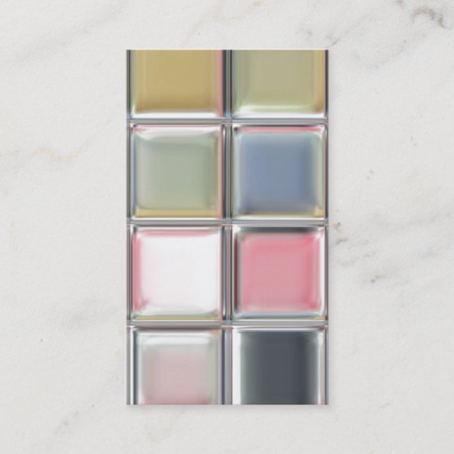 TinkerTile customizable template business cards (Front)