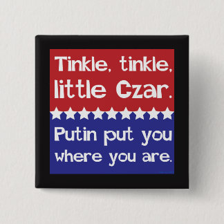 Tinkle Tinkle, Little Czar Red Blue Pinback Button