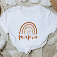 TINLEY Boho Burnt Orange Rainbow Sun Mama