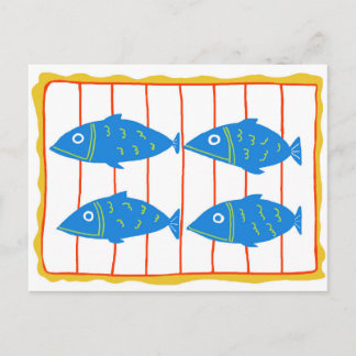 Tinned Fish Postcard