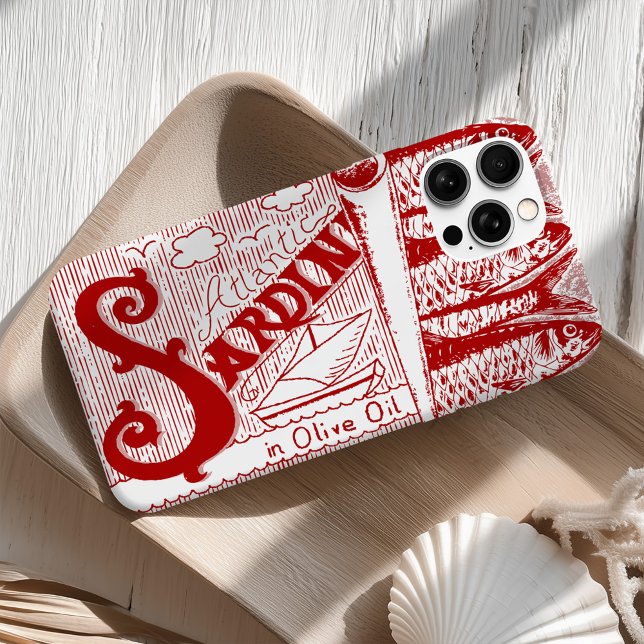 Tinned Sardines Fish Fisherman Core Case-Mate iPhone Case (Creator Uploaded)