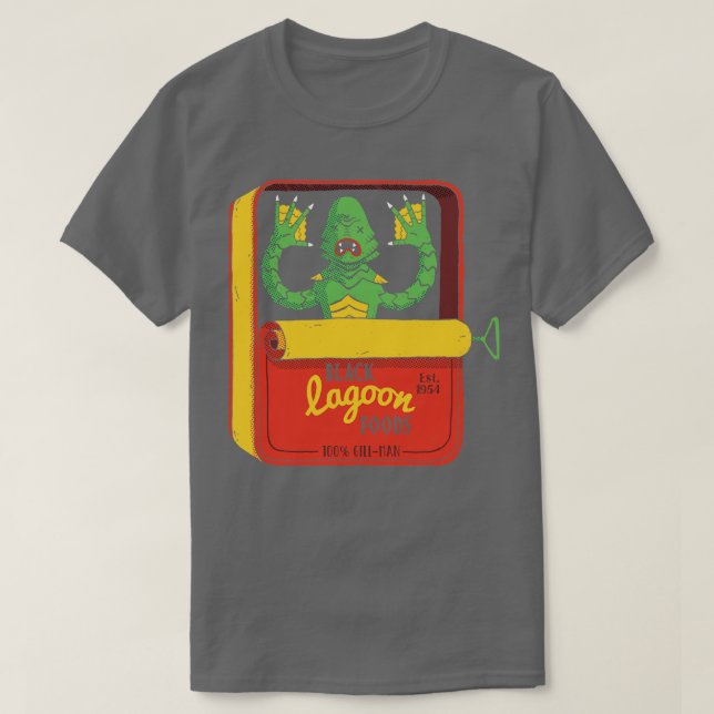 Tinned Swamp Monster T-Shirt (Design Front)