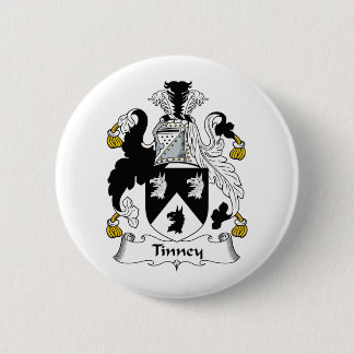Tinney Family Crest Pinback Button