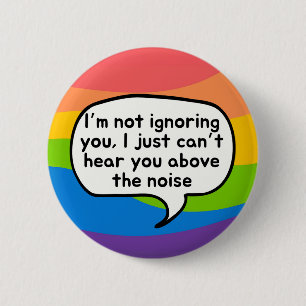 Tinnitus button, I'm not ignoring you above noise Button