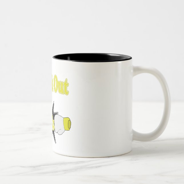 Tinnitus Two-Tone Coffee Mug (Right)