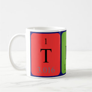 Tino periodic table name mug