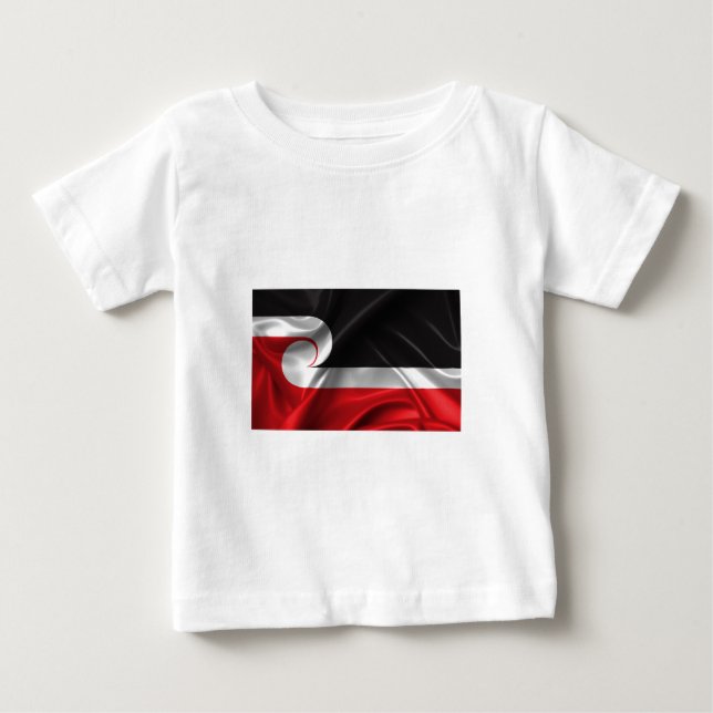 Tino Rangatiratanga flag Baby T-Shirt (Front)