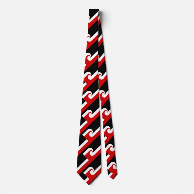 Tino Rangatiratanga flag Neck Tie (Front)