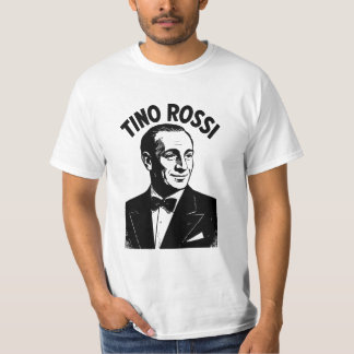 Tino Rossi Portrait Vintage – French Singer T-Shirt