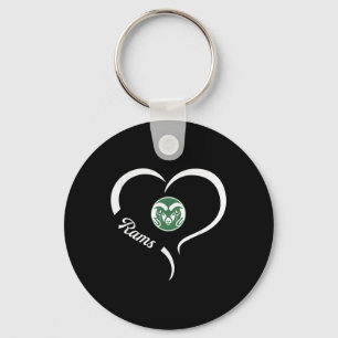 Tinora Rams Logo Half Heart Slogan Hs  Keychain