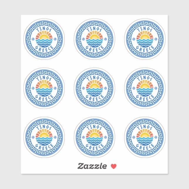Tinos Island, Greece Multiple Pack Sticker (Sheet)