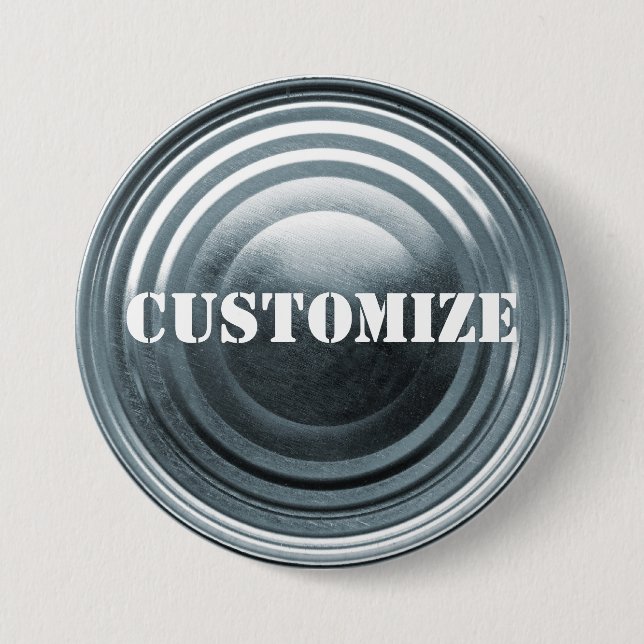 Tinplate Template Button (Front)