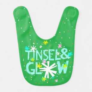 Tinsel & Glow Baby Bib