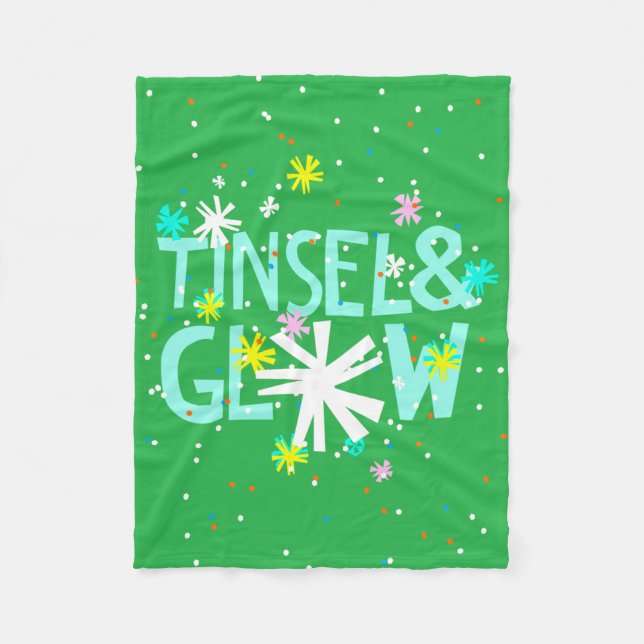 Tinsel & Glow Fleece Blanket (Front)
