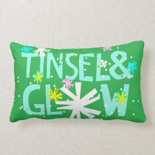 Tinsel & Glow Lumbar Pillow