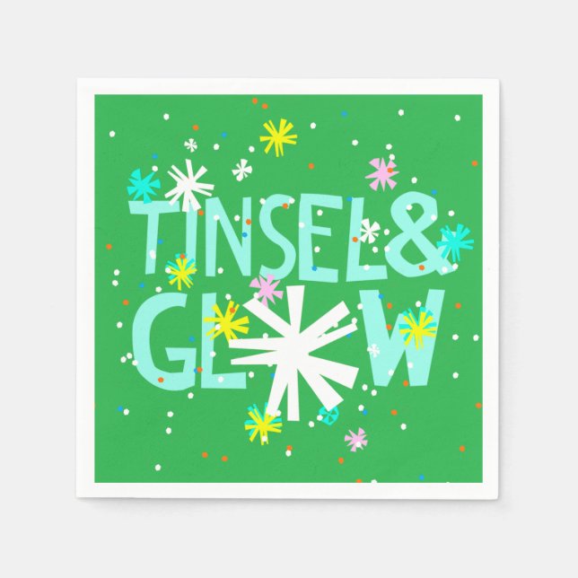 Tinsel & Glow Napkins (Front)