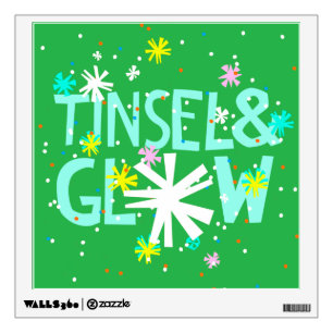 Tinsel & Glow Wall Decal