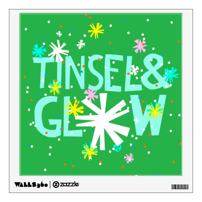 Tinsel & Glow Wall Decal (Front)