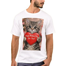 Tinsel "Happy Mother's Day Heart Kitten T-Shirt