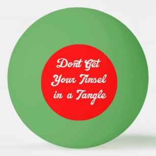 Tinsel Tangle Ping Pong Ball