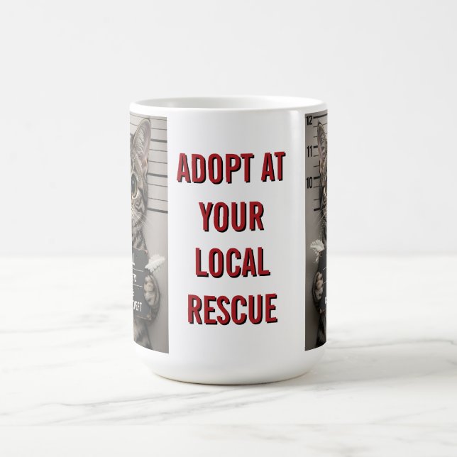 Tinsel the Christmas Kitten Coffee Mug (Center)