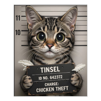 Tinsel the Christmas Kitten Photo Print