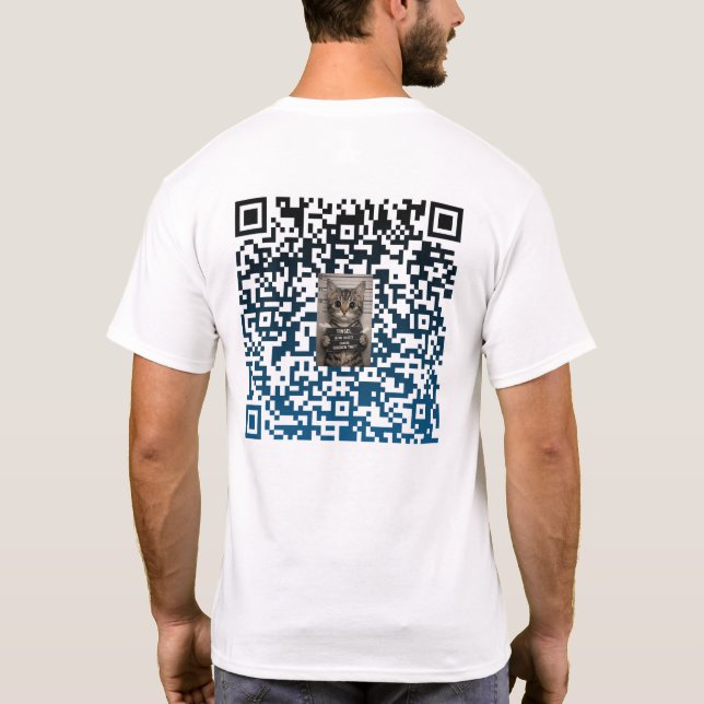 Tinsel the Christmas Kitten T-Shirt (Back)