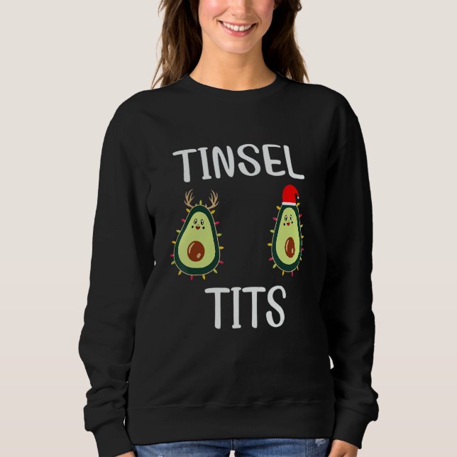 tinsel ties with balls sweatshirt (Front)