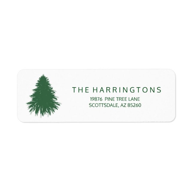 Tinsel Tree Label (Front)