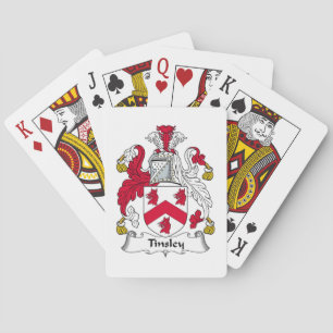 Tinsley Family Crest Poker Cards