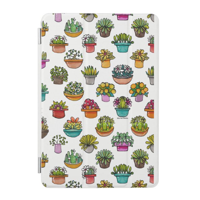 Tint Plants In Pots iPad Mini Cover (Front)