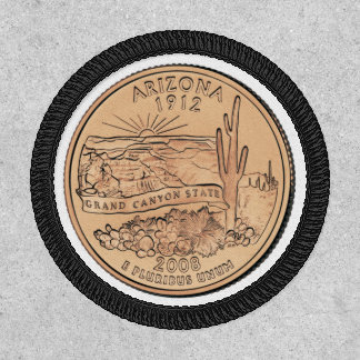 Tinted Arizona State Quarter Design Patch