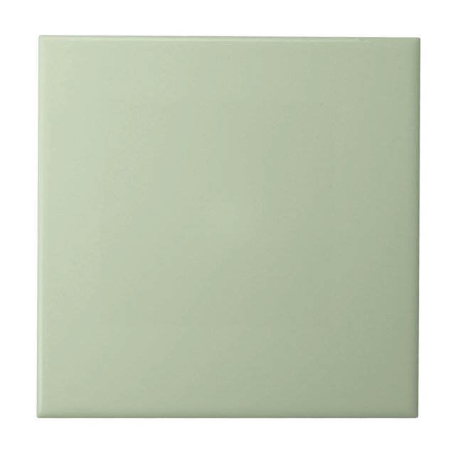 Tinted Bonsai Green Square Kitchen and Bathroom Ceramic Tile (Front)