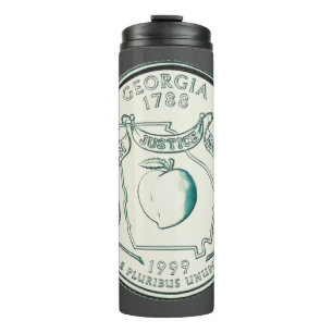 Tinted Georgia State Quarter Design Thermal Tumbler