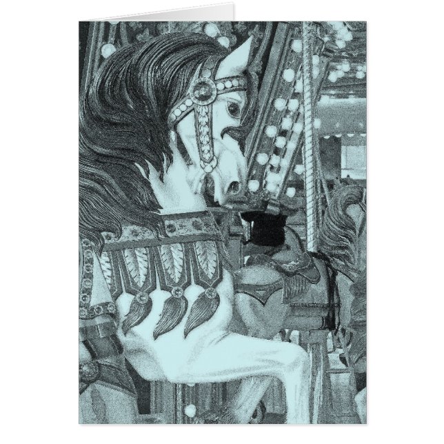 Tinted Merry Horse Cards (Front)