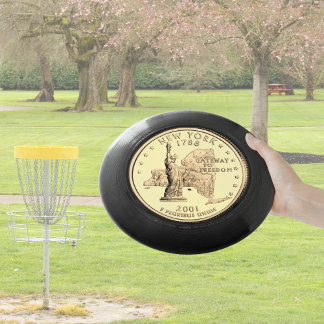 Tinted New York State Quarter Design Wham-O Frisbee