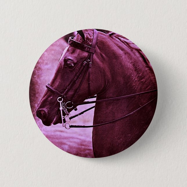 Tinted Saddlebred Pinback Button (Front)