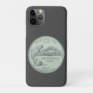 Tinted Washington State Quarter Design iPhone 11 Pro Case