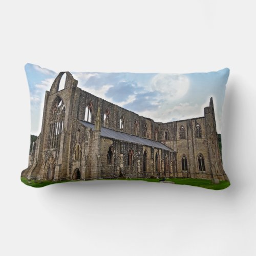 Tintern Abbey Cistercian Monastery Wales Lumbar Pillow